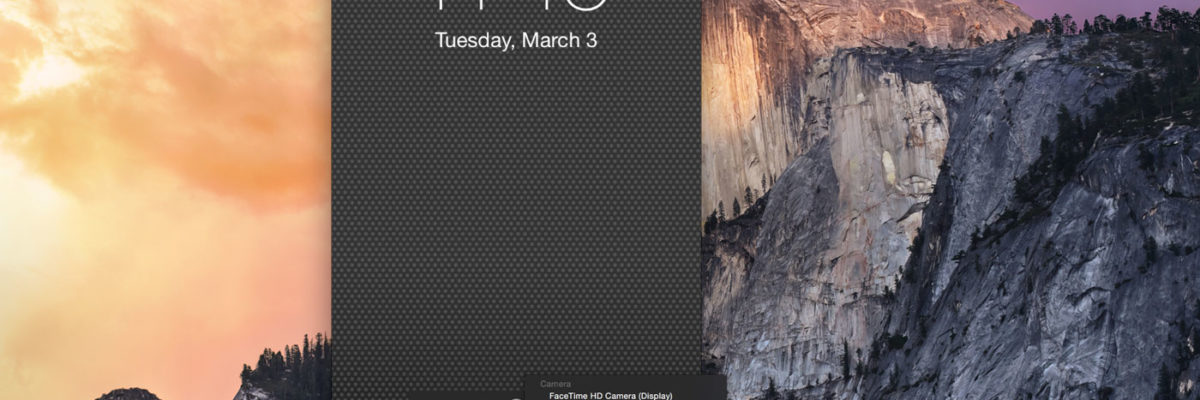 camera and microphone source for recording